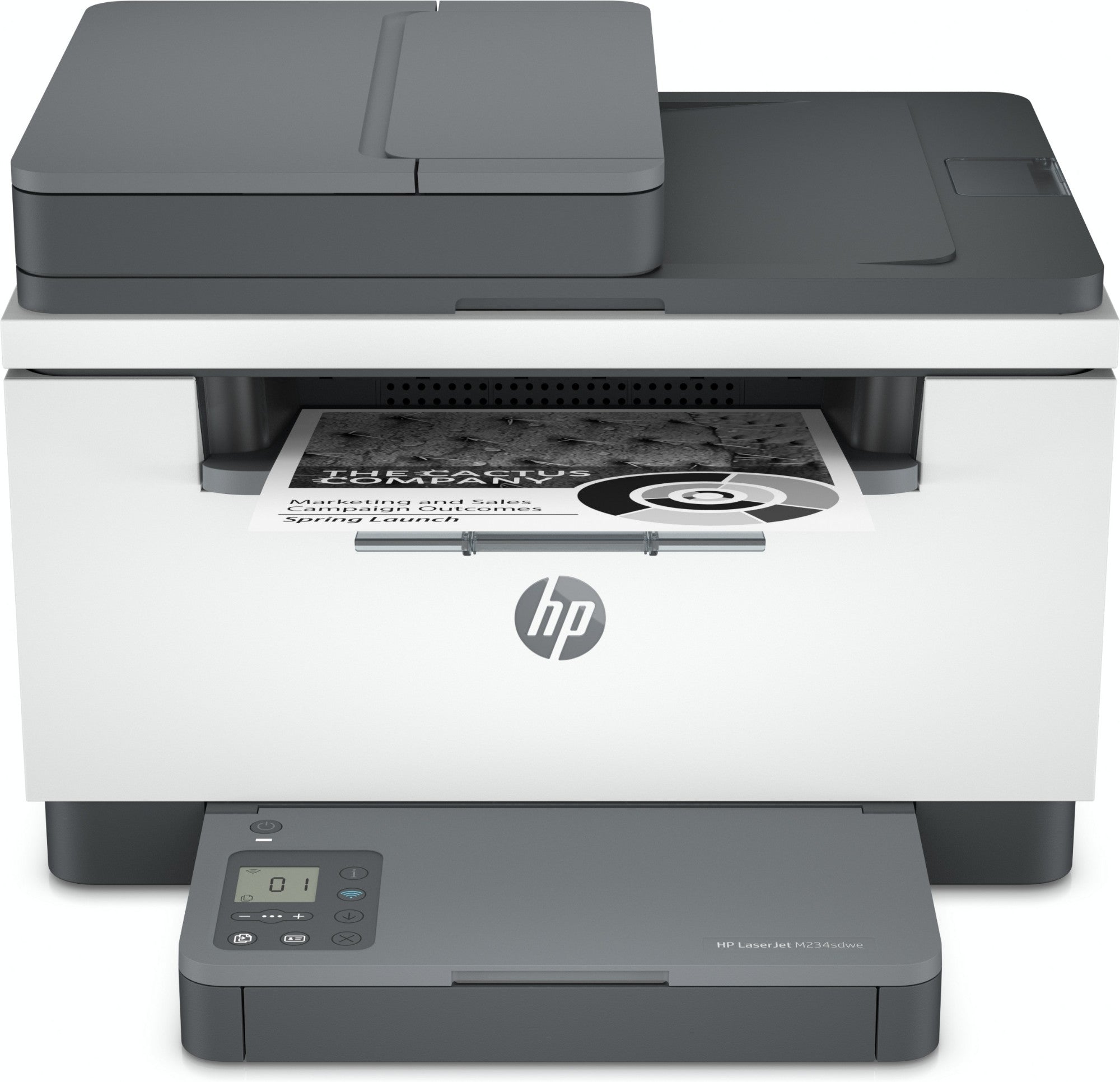 HP Laserjet Mfp M234Sdwe Printer, Print, Copy, Scan, Scan To Email; Scan To Pdf; Compact Size; Fast 2 Sided Printing; Energy Efficient; Dualband Wi-Fi; 40-Sheet Adf-(6GX01E#B19)