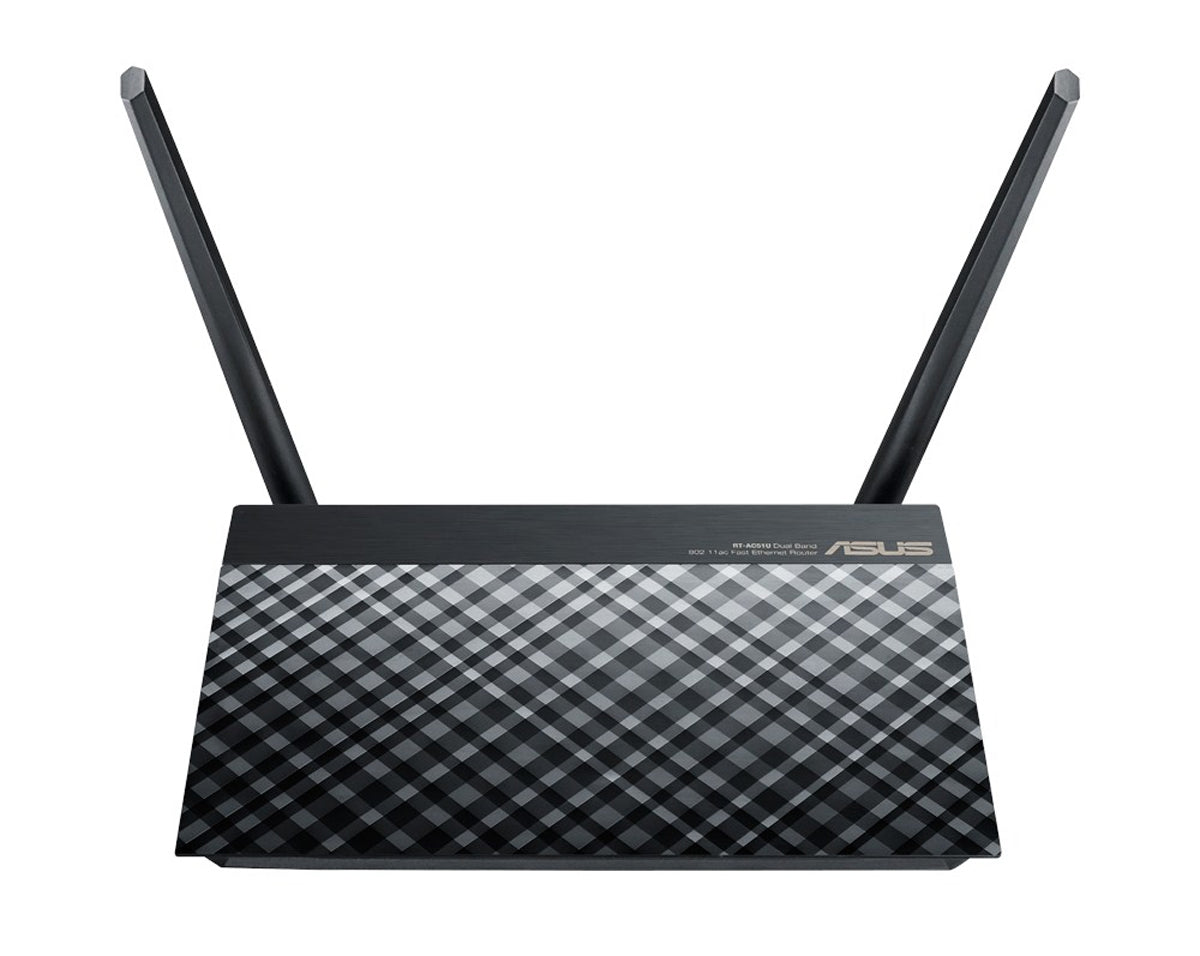 ASUS Rt-Ac51U Wireless Router Fast Ethernet Dual-Band (2.4 Ghz 5 Ghz) Black-(90IG0150-BU2D00)