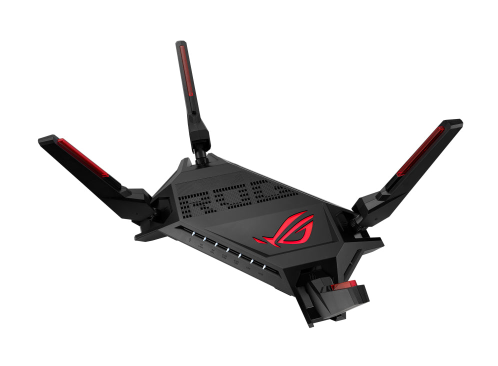 ASUS Rog Rapture Gt-Ax6000 Wireless Router Dual-Band (2.4 Ghz 5 Ghz) Black-(90IG0780-MU9B00)